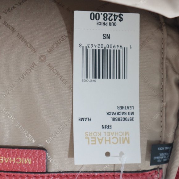 Michael Kors Erin M Backpack Flame main image 3